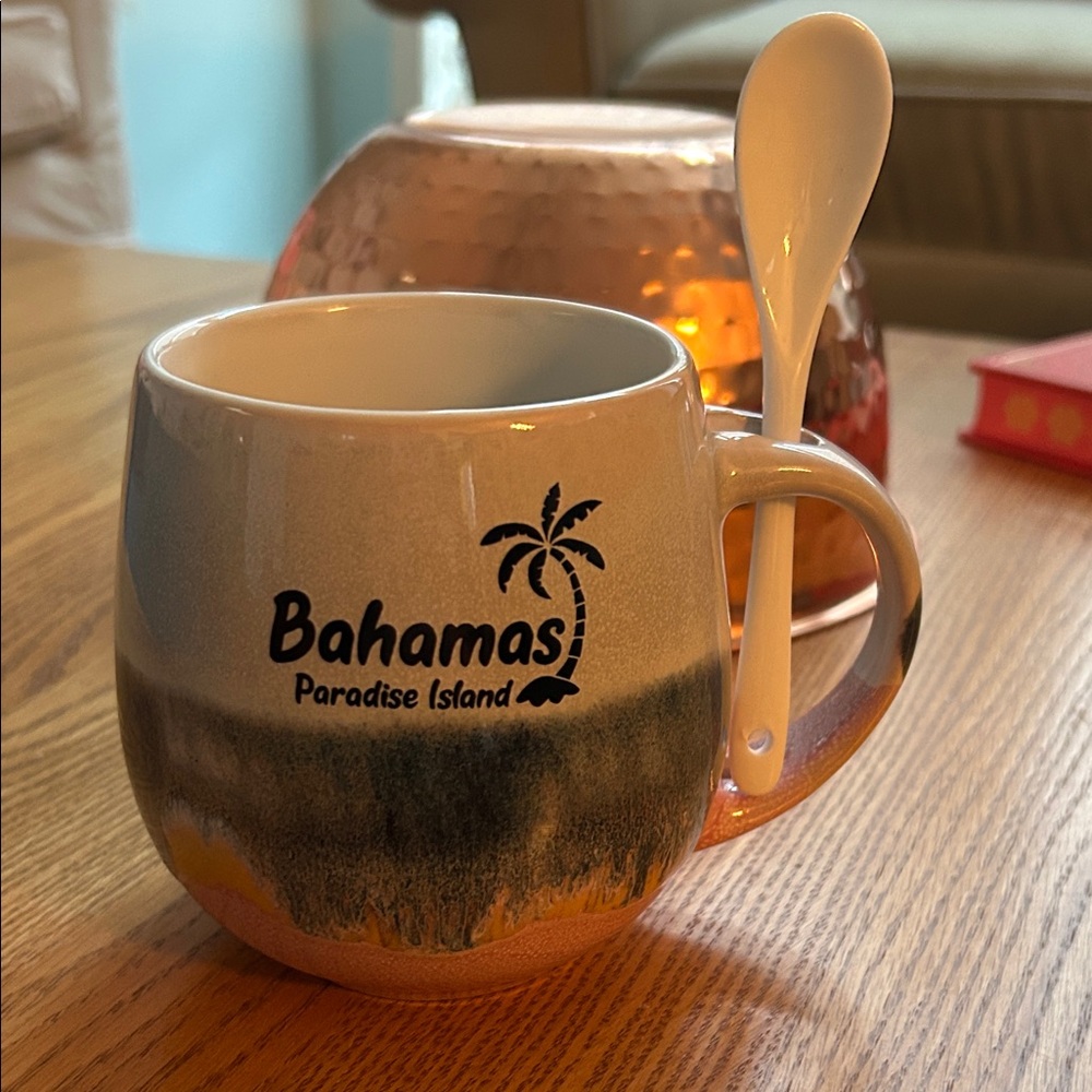 Bahamas mug with spoon